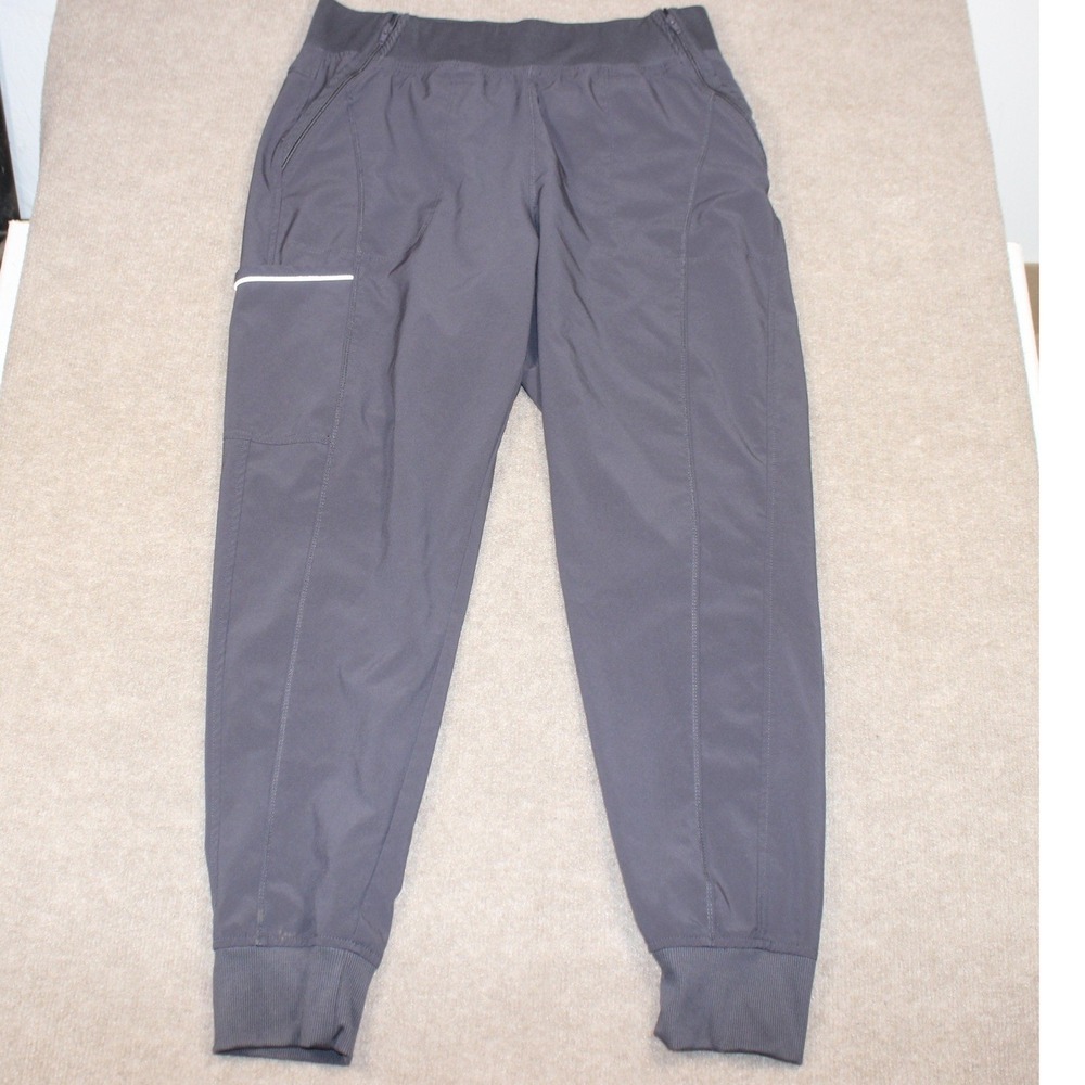Cherokee Infinity Women Gray Scrub Jogger Pants CK110A Pewter Large L
